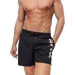 Shorts de bain de créateur HUGO BOSS BOSS noirs à logo en polyamide Taille S look fashion pour homme en promo 