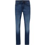 Jeans slim de créateur HUGO BOSS BOSS bleus en denim stretch W31 look fashion pour homme en promo 