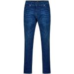 Jeans slim de créateur HUGO BOSS BOSS Delaware bleus en denim stretch W34 look fashion pour homme en promo 