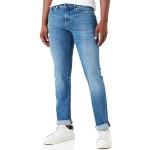 Jeans slim de créateur HUGO BOSS BOSS Delaware bleus en denim stretch W31 look fashion pour homme 