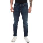 Jeans slim de créateur HUGO BOSS BOSS Delaware bleus en denim stretch W35 look fashion pour homme 
