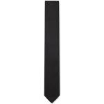 Cravates en soie de créateur HUGO BOSS BOSS Pure noires Tailles uniques look fashion pour homme en promo 