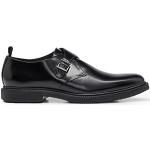 Chaussures à boucles de créateur HUGO BOSS BOSS noires en cuir à boucles look casual pour homme 