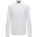 Chemises cintrées de créateur HUGO BOSS BOSS blanches en jersey stretch Taille L look fashion pour homme 