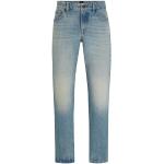 Jeans droits de créateur HUGO BOSS BOSS turquoise en denim W34 look fashion pour homme en promo 