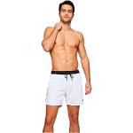 Shorts de bain de créateur HUGO BOSS BOSS blancs Taille XL look fashion pour homme 