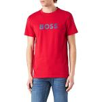 T-shirts de créateur HUGO BOSS BOSS rouges à manches courtes à manches courtes à col rond Taille L look fashion pour homme 