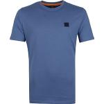 T-shirts de créateur HUGO BOSS BOSS bleus en jersey à manches courtes à manches courtes à col rond Taille XL look casual pour homme en promo 