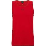 T-shirts de créateur HUGO BOSS BOSS rouges sans manches sans manches à col rond Taille S look fashion pour homme en promo 