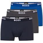 Boxers de créateur HUGO BOSS BOSS bleus Taille XL look fashion pour homme en promo 
