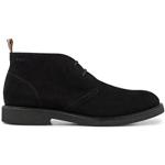 Desert boots de créateur HUGO BOSS BOSS noires en cuir Pointure 39 look casual pour homme 