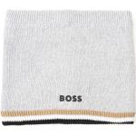 Bonnets en polaire de créateur HUGO BOSS BOSS gris à logo en coton enfant 
