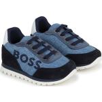 Chaussures de sport de créateur HUGO BOSS BOSS bleues Pointure 23 look fashion pour enfant 