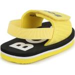 Claquettes de piscine de créateur HUGO BOSS BOSS jaunes Pointure 24 look fashion pour enfant 