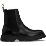 Boots Chelsea de créateur HUGO BOSS BOSS noires en cuir Pointure 38 look fashion pour femme 