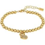 Bracelets de perles de créateur HUGO BOSS BOSS jaunes en acier look fashion pour femme 