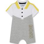 Barboteuses HUGO BOSS BOSS Kidswear grises de créateur pour bébé de la boutique en ligne Farfetch.com 