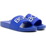 Tongs  de créateur HUGO BOSS BOSS Kidswear bleu roi en caoutchouc à bouts ouverts Pointure 36 pour homme en promo 