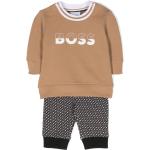 Pantalons de créateur HUGO BOSS BOSS Kidswear camel enfant bio éco-responsable en promo 