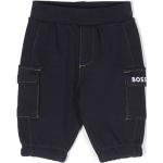 Pantalons de sport HUGO BOSS BOSS Kidswear bleus de créateur Taille 12 ans pour garçon de la boutique en ligne Farfetch.com 
