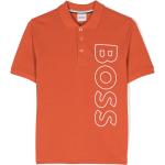 Polos à manches courtes de créateur HUGO BOSS BOSS Kidswear mandarine enfant en promo 