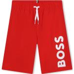Shorts de bain de créateur HUGO BOSS BOSS Kidswear rouges enfant 