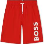 Shorts de bain de créateur HUGO BOSS BOSS Kidswear rouges à rayures pour femme 