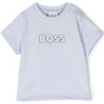T-shirts à manches courtes de créateur HUGO BOSS BOSS Kidswear bleus enfant en promo 
