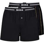Boxers de créateur HUGO BOSS BOSS noirs en lot de 2 Taille S look fashion pour homme 