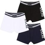 Boxers short HUGO BOSS BOSS bleus en coton de créateur lot de 3 Taille 8 ans look fashion pour garçon de la boutique en ligne Amazon.fr 