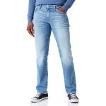Jeans de créateur HUGO BOSS BOSS turquoise en coton W32 look fashion pour homme 