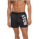 Shorts de bain de créateur HUGO BOSS BOSS noirs à logo Taille XXL look fashion pour homme en promo 