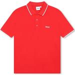 Polos HUGO BOSS BOSS rouges en coton de créateur Taille 12 ans look fashion pour garçon de la boutique en ligne Amazon.fr 