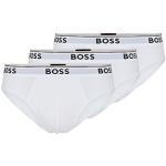 Slips de créateur HUGO BOSS BOSS blancs en lot de 3 Taille XL classiques pour homme 