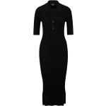 Robes en maille noires à manches courtes Taille XL pour femme 