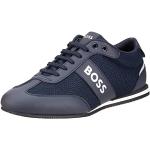 Chaussures de sport de créateur HUGO BOSS BOSS bleus foncé Pointure 42 look fashion pour homme en promo 