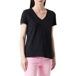 T-shirts de créateur HUGO BOSS BOSS noirs en coton à manches courtes à manches courtes Taille L look fashion pour femme 