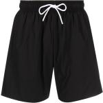 Shorts de bain de créateur HUGO BOSS BOSS noirs à rayures éco-responsable look sportif pour homme 