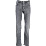Jeans slim de créateur HUGO BOSS BOSS gris délavés W31 L34 en promo 