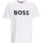 T-shirts à imprimés de créateur HUGO BOSS BOSS blancs à manches courtes pour homme en promo 
