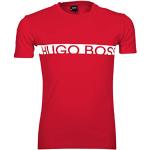 T-shirts de créateur HUGO BOSS BOSS rouges en coton à manches courtes lavable en machine à manches courtes à col rond Taille XL look fashion pour homme 
