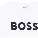 T-shirts à manches courtes HUGO BOSS BOSS blancs en coton de créateur Taille 14 ans look fashion pour garçon de la boutique en ligne Amazon.fr 
