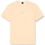 T-shirts de créateur HUGO BOSS BOSS orange en coton à manches courtes à manches courtes Taille S look fashion pour homme 