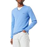 Pulls de créateur HUGO BOSS BOSS bleus en coton Taille XL look fashion pour homme 