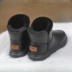 Bottes de neige & bottes hiver  en velours imperméables pour pieds larges pour femme 