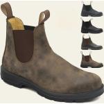 Chaussures de randonnée d'automne gris acier en caoutchouc imperméables à bouts ronds look fashion pour homme 