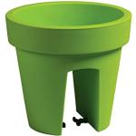 Pots à suspendre vert émeraude en plastique modernes 