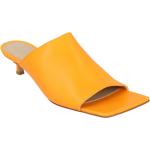 Sabots de créateur BOTTEGA VENETA orange en cuir en cuir Pointure 38 pour femme 