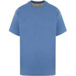 T-shirts col rond de créateur BOTTEGA VENETA bleus en jersey à manches courtes à col rond Taille M look casual pour homme 