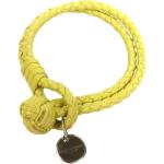 Bracelets breloques de créateur BOTTEGA VENETA jaunes en argent seconde main look vintage 
